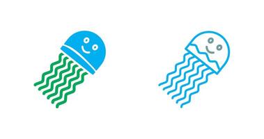 Jellyfish Icon Design vector