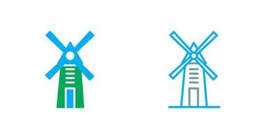 Windmill Icon Design vector