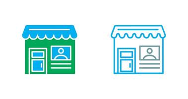 Store Icon Design vector