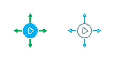 viral contenido icono diseño vector