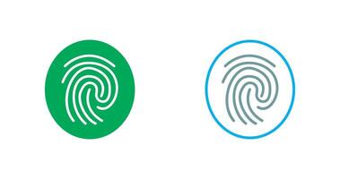 Fingerprint Icon Design vector