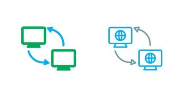 Synchronization Icon Design vector