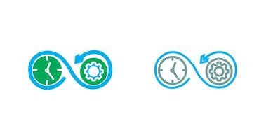 Time Optimization Icon Design vector