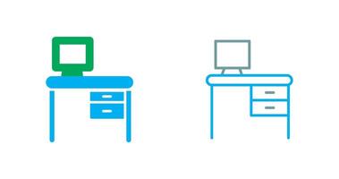 Desk Icon Design vector