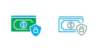 Secure Money Icon Design vector