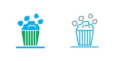 Popcorn Icon Design vector