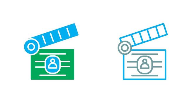 Actor Icon Design vector