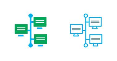 Network Icon Design vector