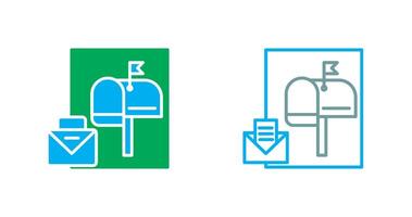 Mailbox Icon Design vector