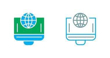Globe Icon Design vector