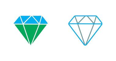 diseño de icono de diamante vector