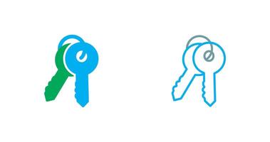 Keys Icon Design vector