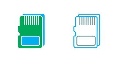 SD Card Icon Design vector