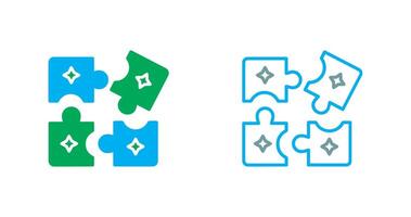 Puzzle Icon Design vector