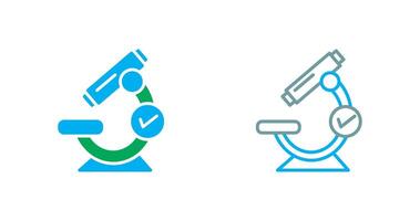 Microscope Icon Design vector