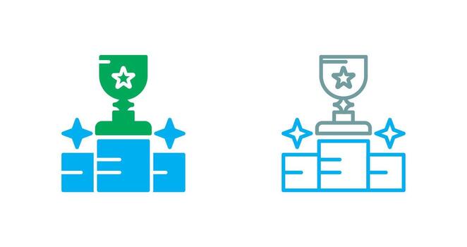 Trophy Icon Design vector