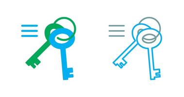 Key Icon Design vector