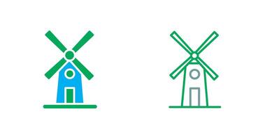 Windmill Icon Design vector