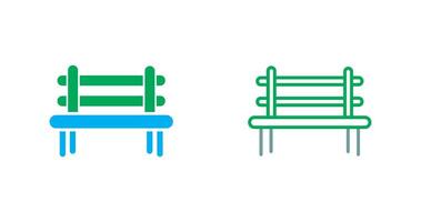 Bench Icon Design vector