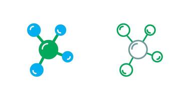 Molecule Icon Design vector