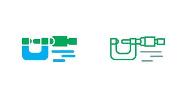 Micrometer Icon Design vector