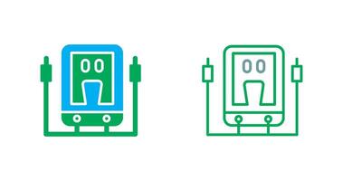 Voltmeter Icon Design vector