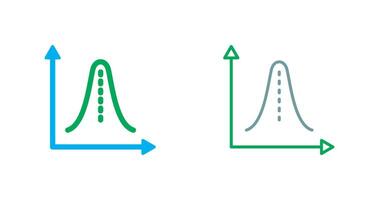 Histogram Icon Design vector