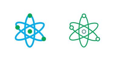Atom Icon Design vector