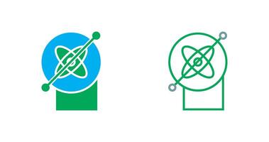 Gyroscope Icon Design vector