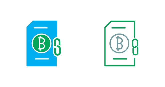 diseño de icono de enlace vector