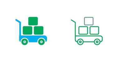 Pushcart Icon Design vector