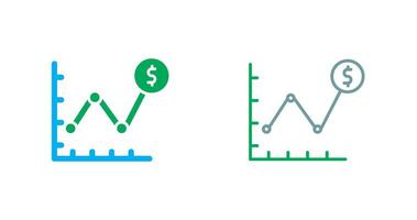 Chart Icon Design vector