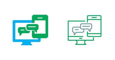 Chat Icon Design vector