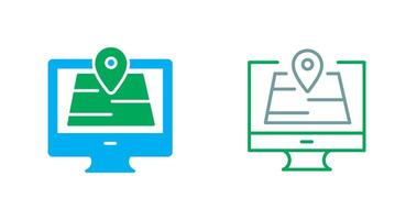 Map Icon Design vector