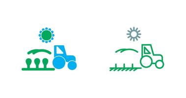 Smart Farm Icon Design vector