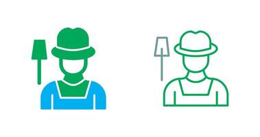 Farmer Icon Design vector