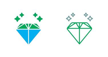 diseño de icono de diamante vector