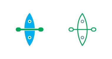 Kayak Icon Design vector