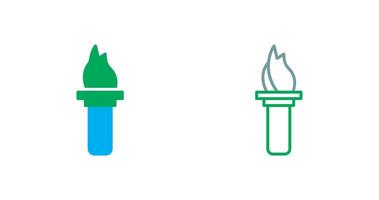 Torch Icon Design vector