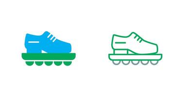 diseño de icono de patines vector