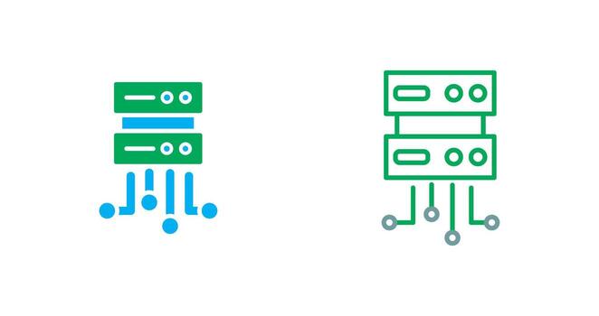 Server Icon Design vector