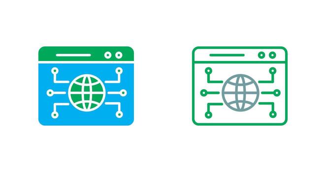 diseño de iconos web vector