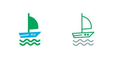 diseño de icono de barco vector