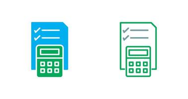 Calculation Icon Design vector