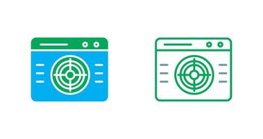 Target Icon Design vector