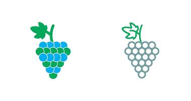 diseño de icono de uvas vector