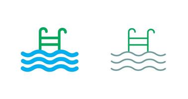 Pool Icon Design vector