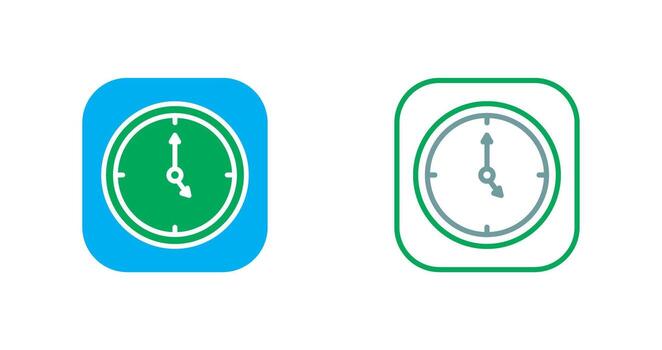 diseño de icono de reloj vector
