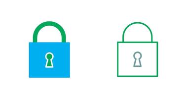 Padlock Icon Design vector