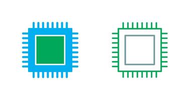 CPU Icon Design vector